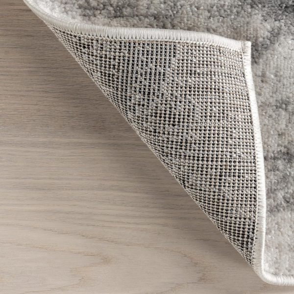 nuLOOM 8x10 Thigpen Contemporary Area Rug, Grey, Abstract Lines, Non-Slip Backing, Stain Resistant, For Bedroom, Dining Room, Living Room, Hallway, Office, Kitchen, Entryway - Image 7
